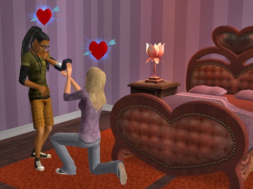 sims 2 love bed mod